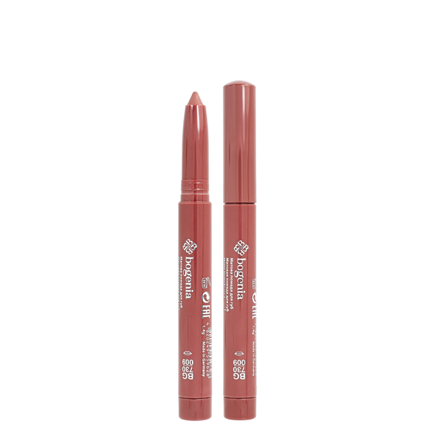 Помада-карандаш для губ водостойкая Bogenia Velvet Waterproof Matte, 009 Cashmere - Фото 1 Помада-карандаш для губ водостойкая Bogenia Velvet Waterproof Matte, 009 Cashmere - изображение 1