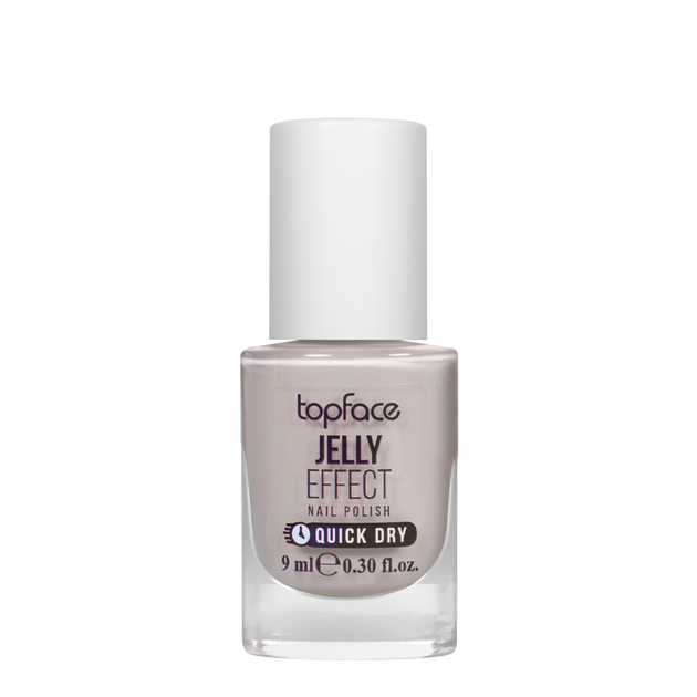 Лак для нігтів topface Jelly Effect Nail Polish швидкосхонний PT110 , 06 Бежево-сірий - Фото 1 Лак для нігтів topface Jelly Effect Nail Polish швидкосхонний PT110 , 06 Бежево-сірий - зображення 1