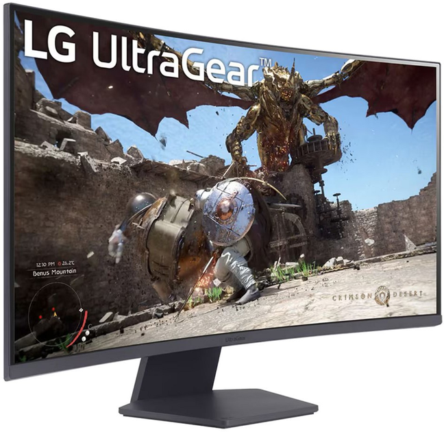Монітор 32" LG UltraGear Curved Gaming Monitor 32GS60QX-B - зображення 4