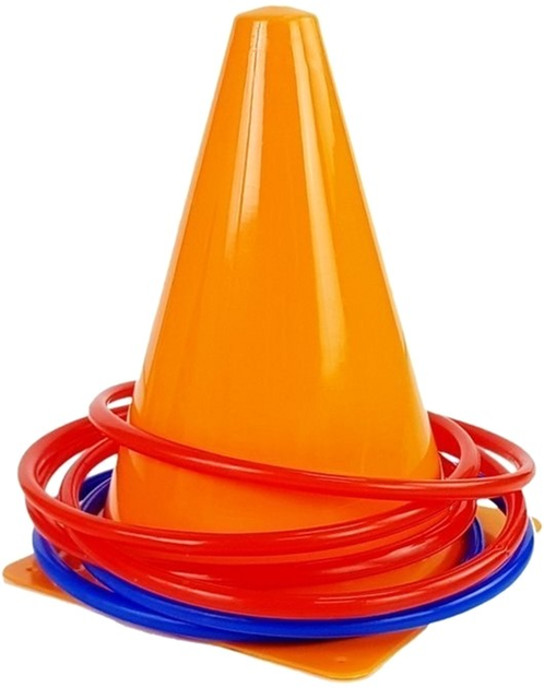 Zestaw gier sportowych LEAN Toys 4 w 1 Zręcznościowe Piłka Nożna Bramka Frisbee (5904204752206) - obraz 7