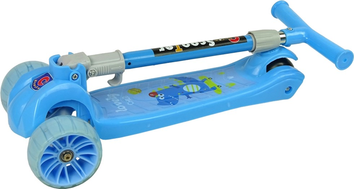 Самокат дитячий LEAN Toys Крокодил балансувальний триколісний Синій (5904665995211) - зображення 3