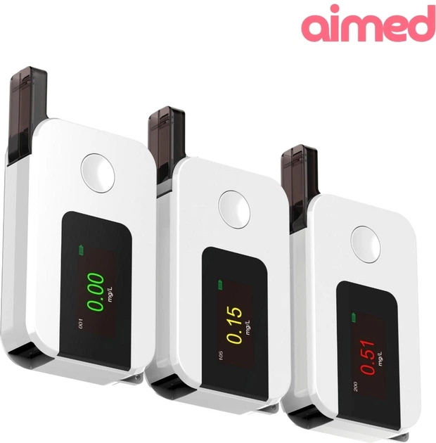 Алкотестер цифровой AIMED Sober Pro с таймером трезвости Белый (AI-SoberPro1_wh) - изображение 3