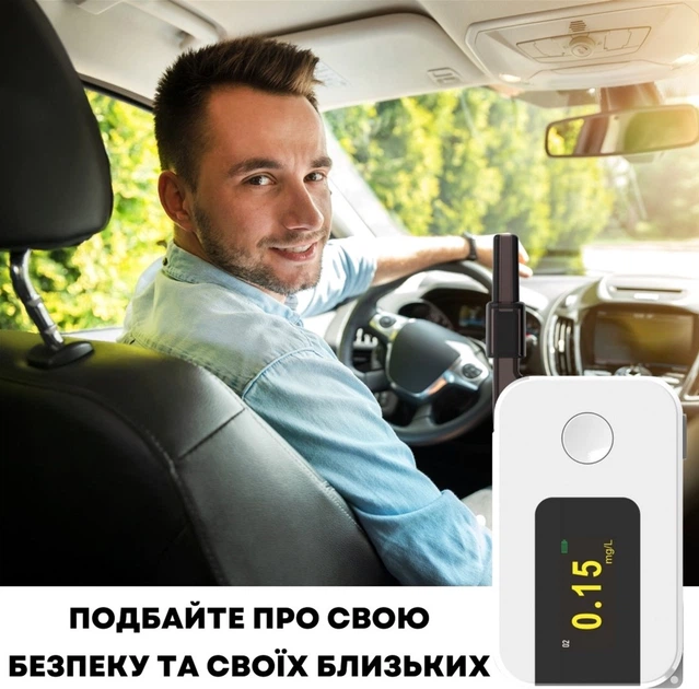 Алкотестер цифровой AIMED Sober Pro с таймером трезвости Белый (AI-SoberPro1_wh) - изображение 9