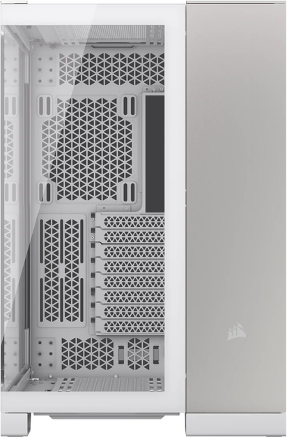 Корпус Corsair 6500X Mid-Tower White/Satin Gray Aluminum (CC-9011285-WW) - зображення 3