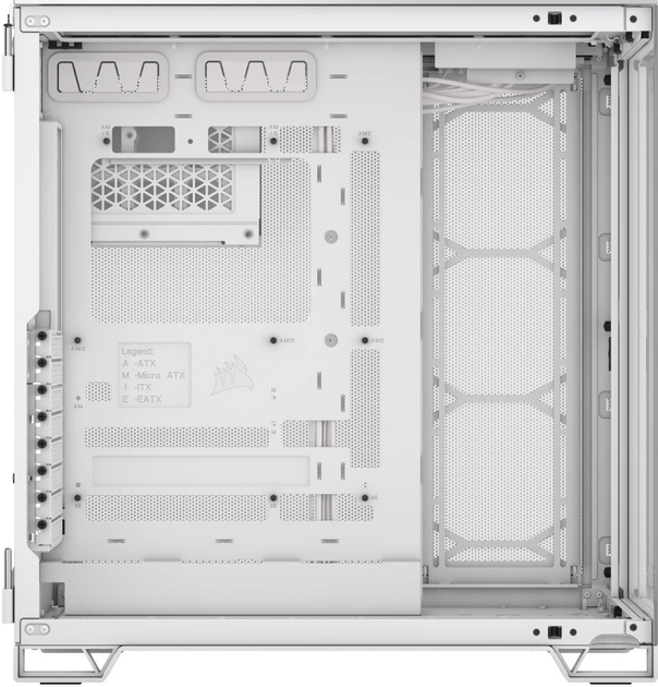 Корпус Corsair 6500X Mid-Tower White/Satin Gray Aluminum (CC-9011285-WW) - зображення 4