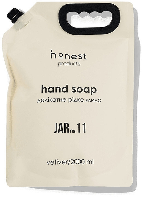 Деликатное жидкое мыло - Honest Products JAR №11 Hand Soap (сменный блок) 2000ml (1176224-1568701-2) 