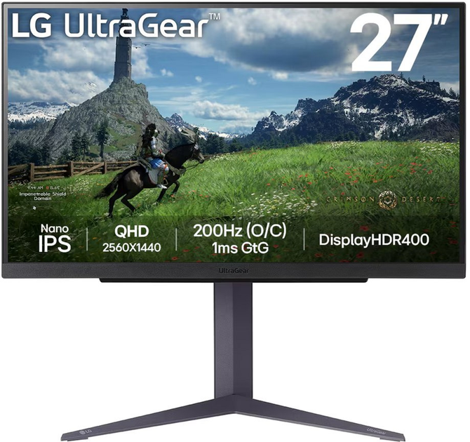 Монитор 27" LG UltraGear 27GS85QX-B - изображение 1