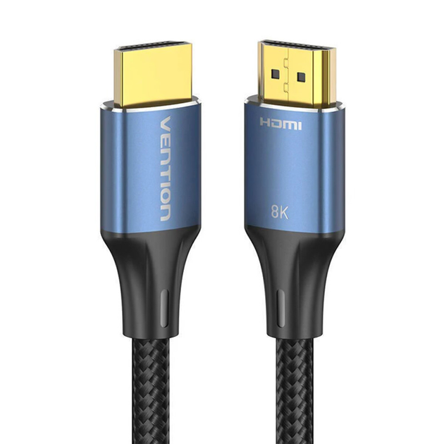 Кабель Vention HDMI-HDMI, 2 m, v2.1, 8K 60Hz, 4K 165Hz, 2K 144Hz, 1080P 240Hz (ALGLH) - зображення 3