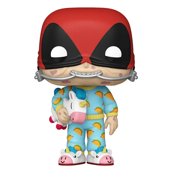 Фігурка Funko Pop Дедпул Сонний Дедпул Deadpool Sleepover Deadpool 10 см FP D SD 1344 - Фото 2 Фігурка Funko Pop Дедпул Сонний Дедпул Deadpool Sleepover Deadpool 10 см FP D SD 1344 - зображення 2