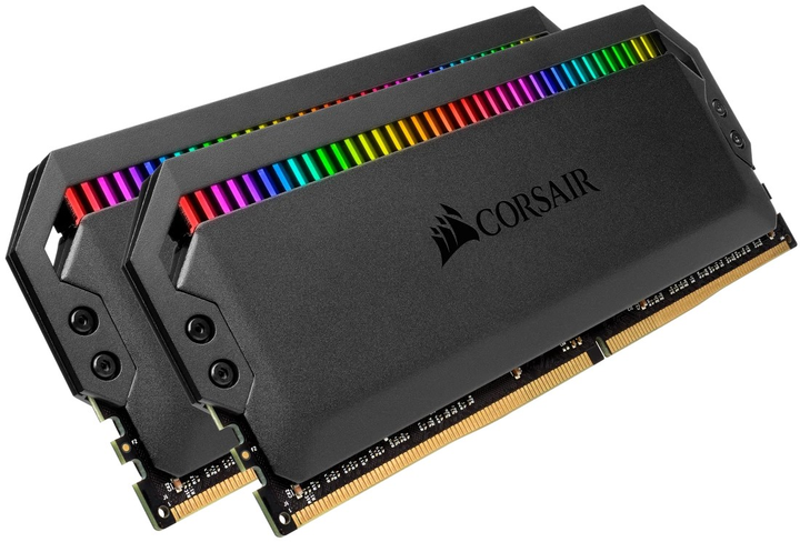 Pamięć RAM Corsair DDR4-3466 32768MB PC4-27700 (Kit of 2x16384) Dominator Platinum RGB Black (CMT32GX4M2C3466C16) - obraz 3