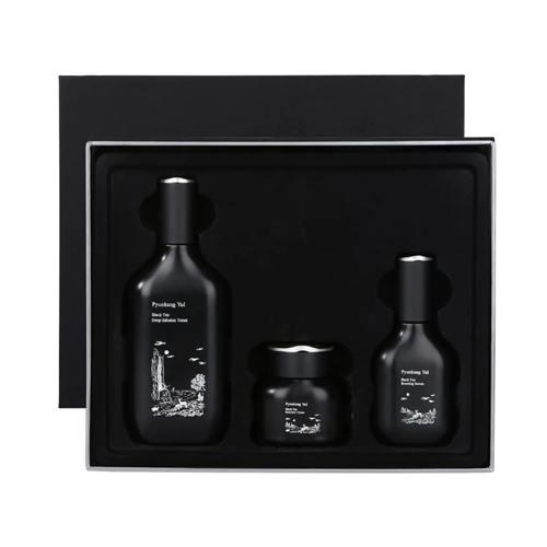Подарунковий набір Pyunkang Yul Black Tea Line Gift Set антивікових засобів для обличчя - Фото 3 Подарунковий набір Pyunkang Yul Black Tea Line Gift Set антивікових засобів для обличчя - изображение 3