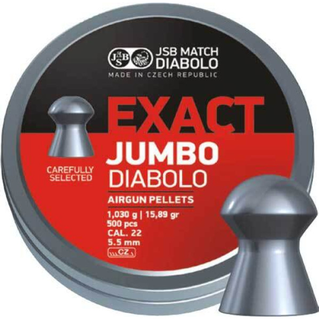 Свинцеві кулі JSB Diabolo Exact Jumbo 1.03 г 250 шт. - изображение 1