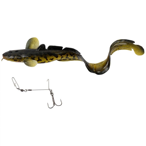 Силікон Savage Gear 3D Burbot FS 250mm 75.0g 04-Golden AMB (поштучно) - Фото 2 Силікон Savage Gear 3D Burbot FS 250mm 75.0g 04-Golden AMB (поштучно) - изображение 2