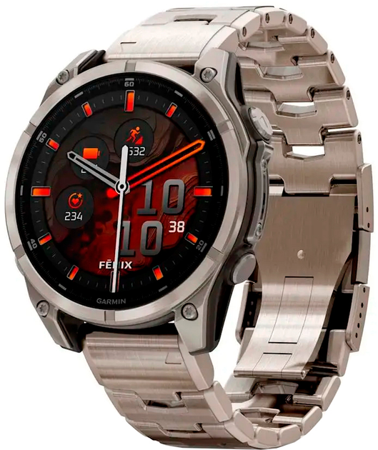 Смарт-часы Garmin Fenix 8 AMOLED 47mm Titanium Bracelet – фото, отзывы ...