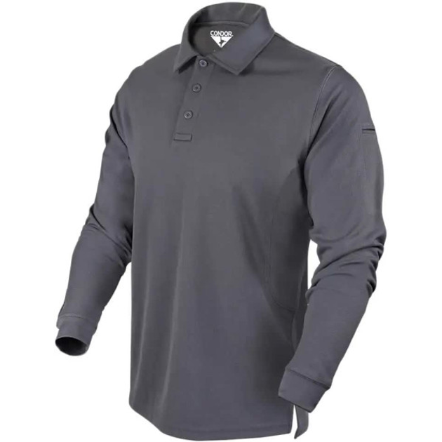 Теніс поло Condor-Clothing Long Sleeve Performance Tactical Polo. M. Graphite - зображення 1