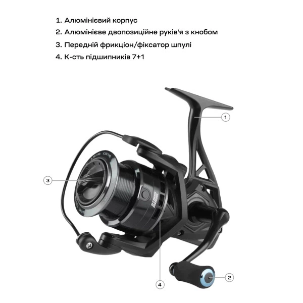 Котушка Brain Storm 4000 7+1BB - изображение 8