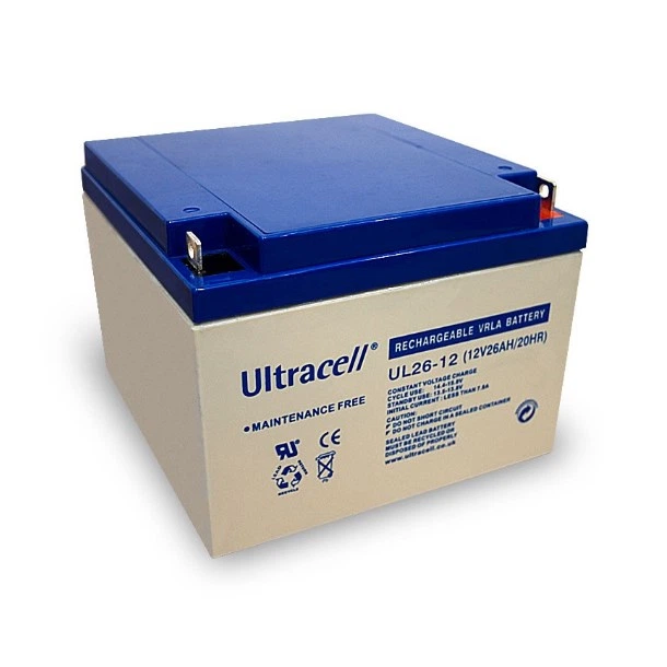Аккумуляторная батарея Ultracell UL26-12 AGM 12V 26 Ah (167x 175 x 125) White - Фото 1 Аккумуляторная батарея Ultracell UL26-12 AGM 12V 26 Ah (167x 175 x 125) White - изображение 1