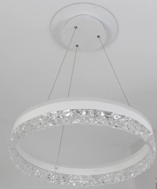 Керована світлодіодна люстра STELLA ICE 80W R-APP-500x1200-WHITE/CLEAR-220-IP20 - зображення 2