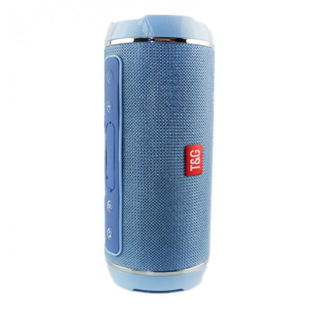 Портативна бездротова колонка Bluetooth TG-116 blue - Фото 1 Портативна бездротова колонка Bluetooth TG-116 blue - зображення 1