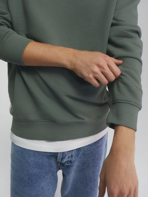 Bluza bez kaptura męska Sprandi AW21-BLM009 M Zielona (5903698954899) - obraz 6