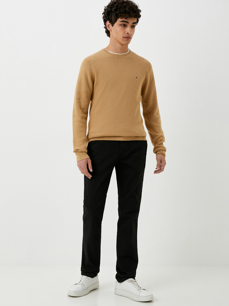 Джемпер чоловічий Tommy Hilfiger Regular Fit MW0MW31576 2XL Бежевий (8720644215487) - зображення 3