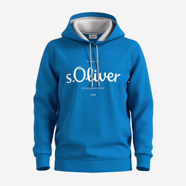 Bluza męska z kapturem s.Oliver Sweatshirt langarm 10.3.11.14.140.2138654-55D1 L Granatowa (4099974735960) - obraz 5