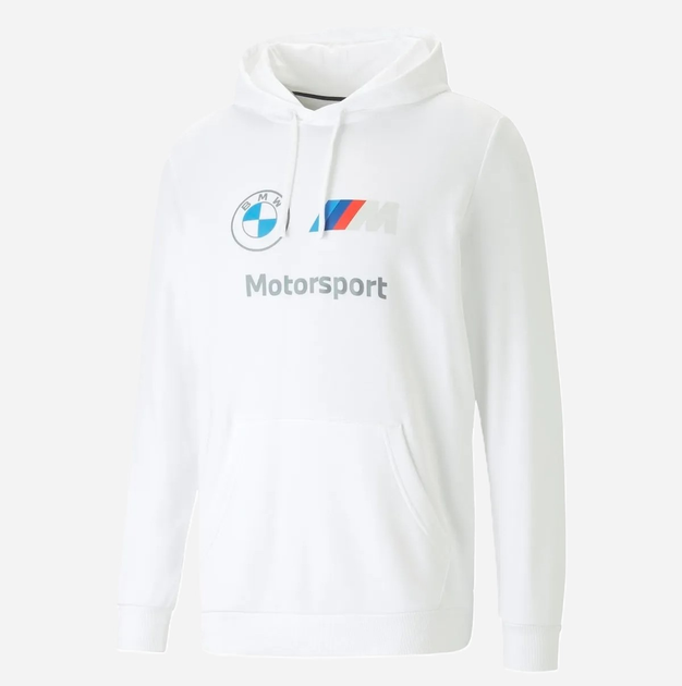 Bluza męska z kapturem Puma BMW MMS ESS FT 53814302 S Biała (4065453005015) - obraz 6