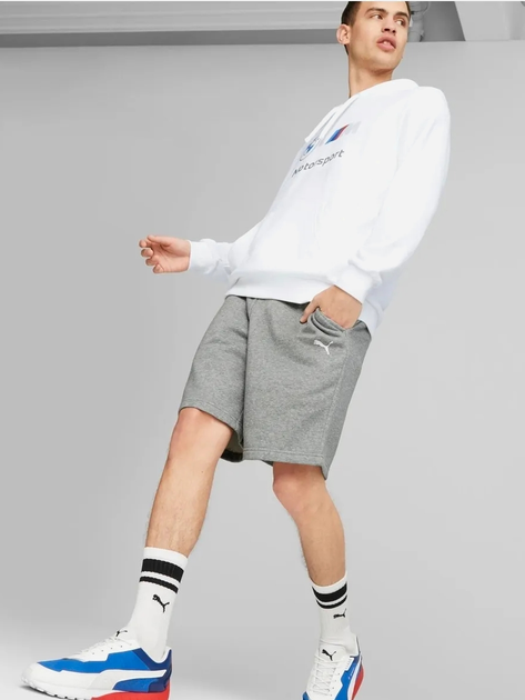 Bluza męska z kapturem Puma BMW MMS ESS FT 53814302 2XL Biała (4065453005053) - obraz 3