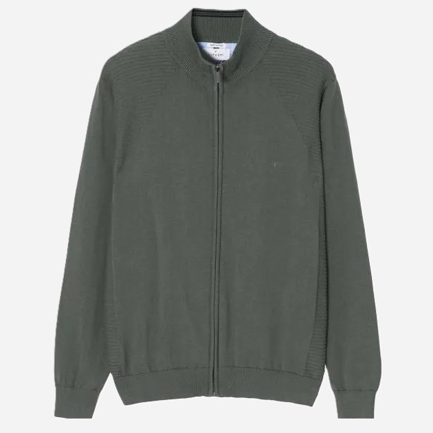 Sweter męski rozpinany na zamek Tatuum SWET T2219.356 L Khaki (5900142173783) - obraz 5