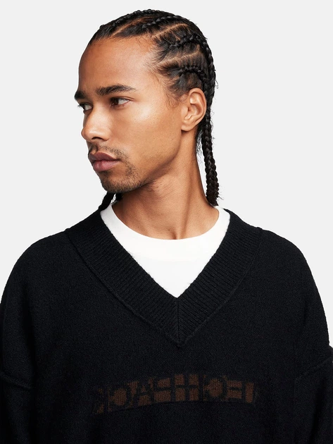 Пуловер чоловічий Nike Tech Pack Knit Jumper FB7809-010 M Чорний (196969126285) - зображення 3