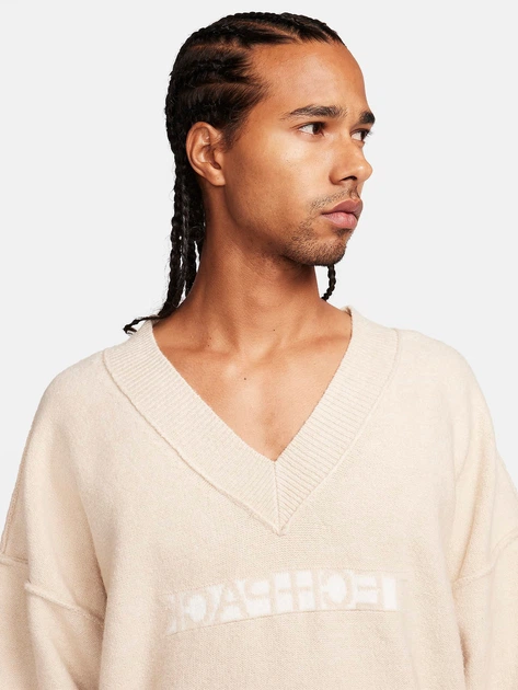 Пуловер чоловічий Nike Tech Pack Knit Jumper FB7809-126 S Бежевий (196969126339) - зображення 4