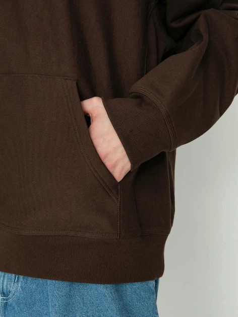 Bluza męska z kapturem Carhartt WIP Hooded American Script Sweat "Tobacco" I028279-47XX M Brązowa (4064958754107) - obraz 4