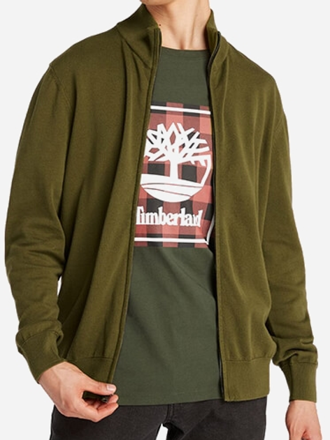 Bluza męska rozpinana streetwear Timberland TB0A2BMZ S Oliwkowa (196246841283) - obraz 1