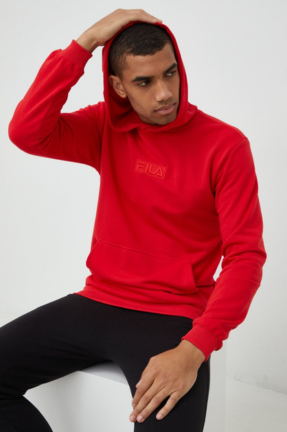 Худі чоловіче Fila FAM0159-30002 XL Червоне (4064556290120) - зображення 3