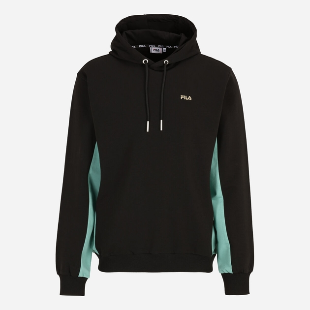 Худі чоловіче Fila FAM0326-83194 M Чорний/Зелений (4064556396747) - зображення 4