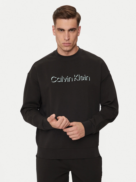 Світшот чоловічий Calvin Klein K10K113081-PC7 S Чорний (8720109937213) - зображення 1