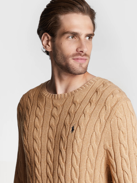 Джемпер чоловічий Polo Ralph Lauren prl710775885014 XL Коричневий (3616414064810) - зображення 4