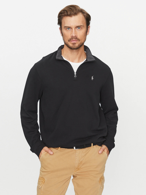 Светр на блискавці чоловічий Polo Ralph Lauren prl710812963037 S Чорний (3616538875460) - зображення 1