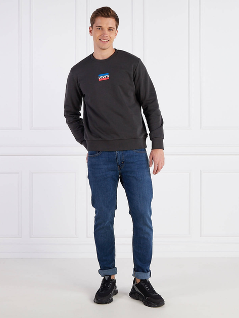 Світшот чоловічий Levi's Standard Graphic Crew Mini Sportswear S 38423-0046 S Чорний (5401043987887) - зображення 3