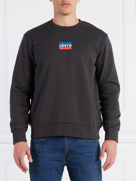 Світшот чоловічий Levi's Standard Graphic Crew Mini Sportswear S 38423-0046 S Чорний (5401043987887) - зображення 4