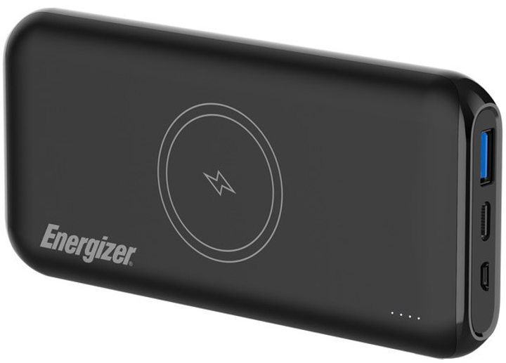 УМБ Energizer QE10009PQ 10000 mAh Wireless 20W Black (0842982105478) - зображення 2