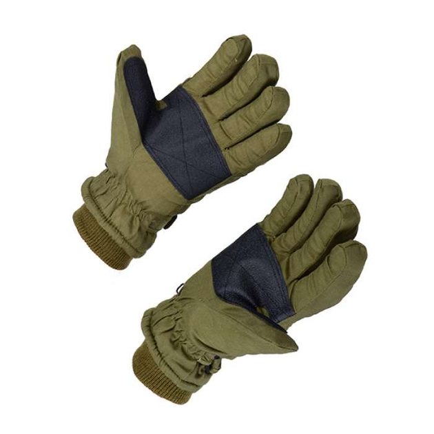 Рукавиці тактичні Mil-Tec утеплені S Fingerhandschuhe Thinsulate Olive (12530001-902-S) - изображение 2