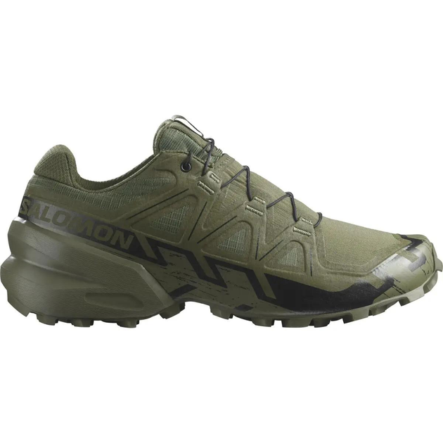 Кроссовки Salomon Speedcross 39.5 (6 UK) (32 см) Forces 13.5 Green/black - изображение 1