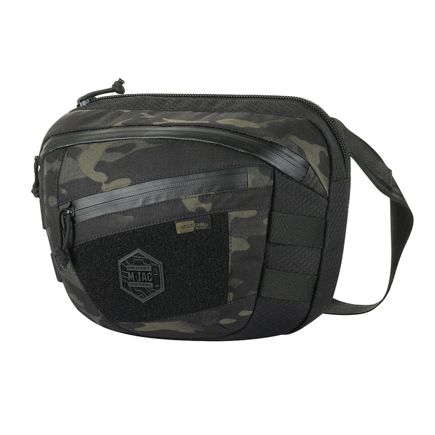 Сумка M-Tac Sphaera Hex Hardsling Bag Large с липучкой Elite Multicam Black/Black - изображение 1