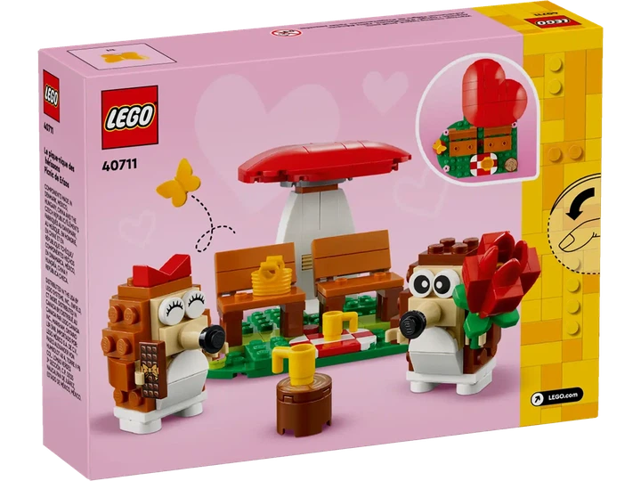 Конструктор LEGO Пикник пары ёжиков 166 элементов (40711) - изображение 6