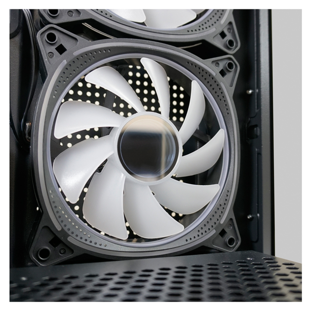 Obudowa LC-Power 715B Gaming Seamless Pale X Mid-Tower Black (LC-715B-ON) - obraz 10