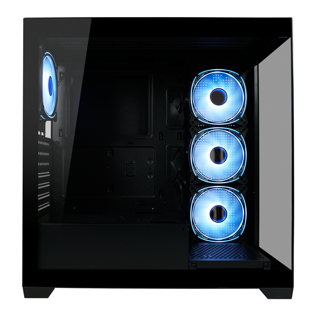 Obudowa LC-Power 715B Gaming Seamless Pale X Mid-Tower Black (LC-715B-ON) - obraz 16