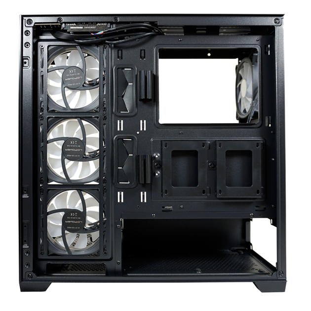 Obudowa LC-Power 715B Gaming Seamless Pale X Mid-Tower Black (LC-715B-ON) - obraz 20