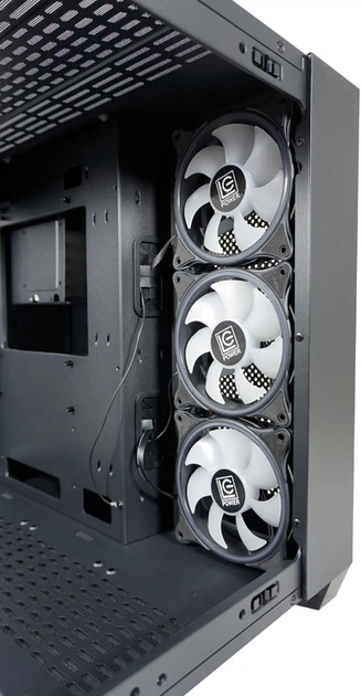 Obudowa LC-Power 809B Gaming Dark Storm X Mid-Tower Black (LC-809B-ON) - obraz 8