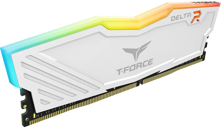 Оперативна пам'ять Team Group DDR4-3200 16384MB PC4-25600 (Kit of 2x8192) T-FORCE DELTA RGB White (TF4D416G3200HC16CDC01) - зображення 4